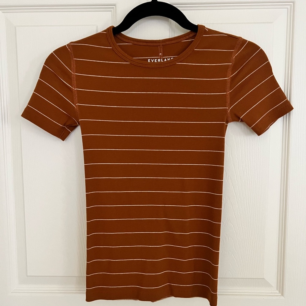 Everlane Ribbed Striped T-Shirt